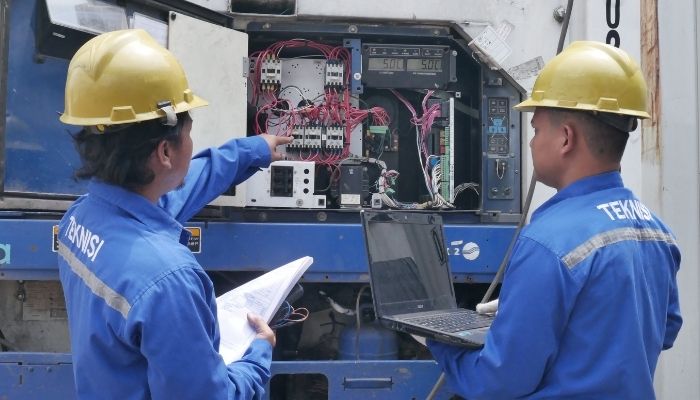 sedia container berpendingin