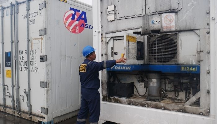 jual container pendingin sayuran
