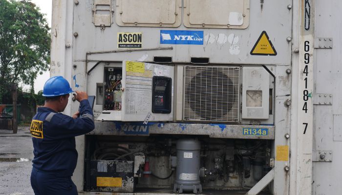 harga sewa reefer container daikin